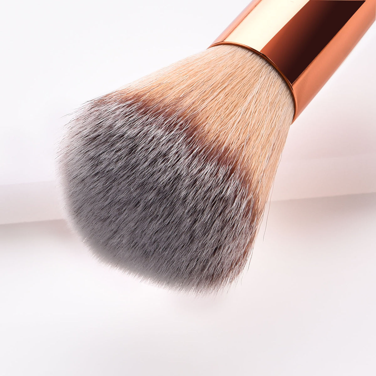 Dual-Head Makeup Brush - Platinum Powder Brush