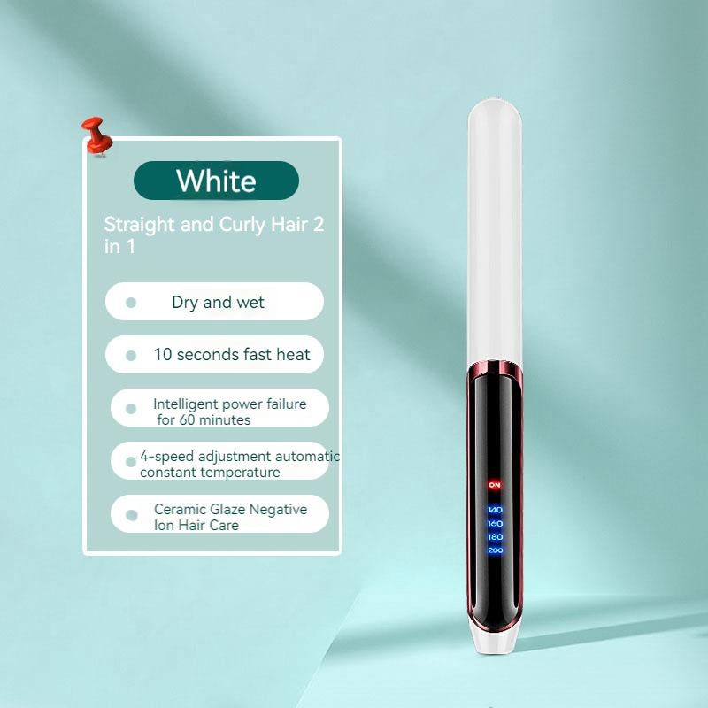 Dual-Use Curling Iron and Straightening Hair Tool
