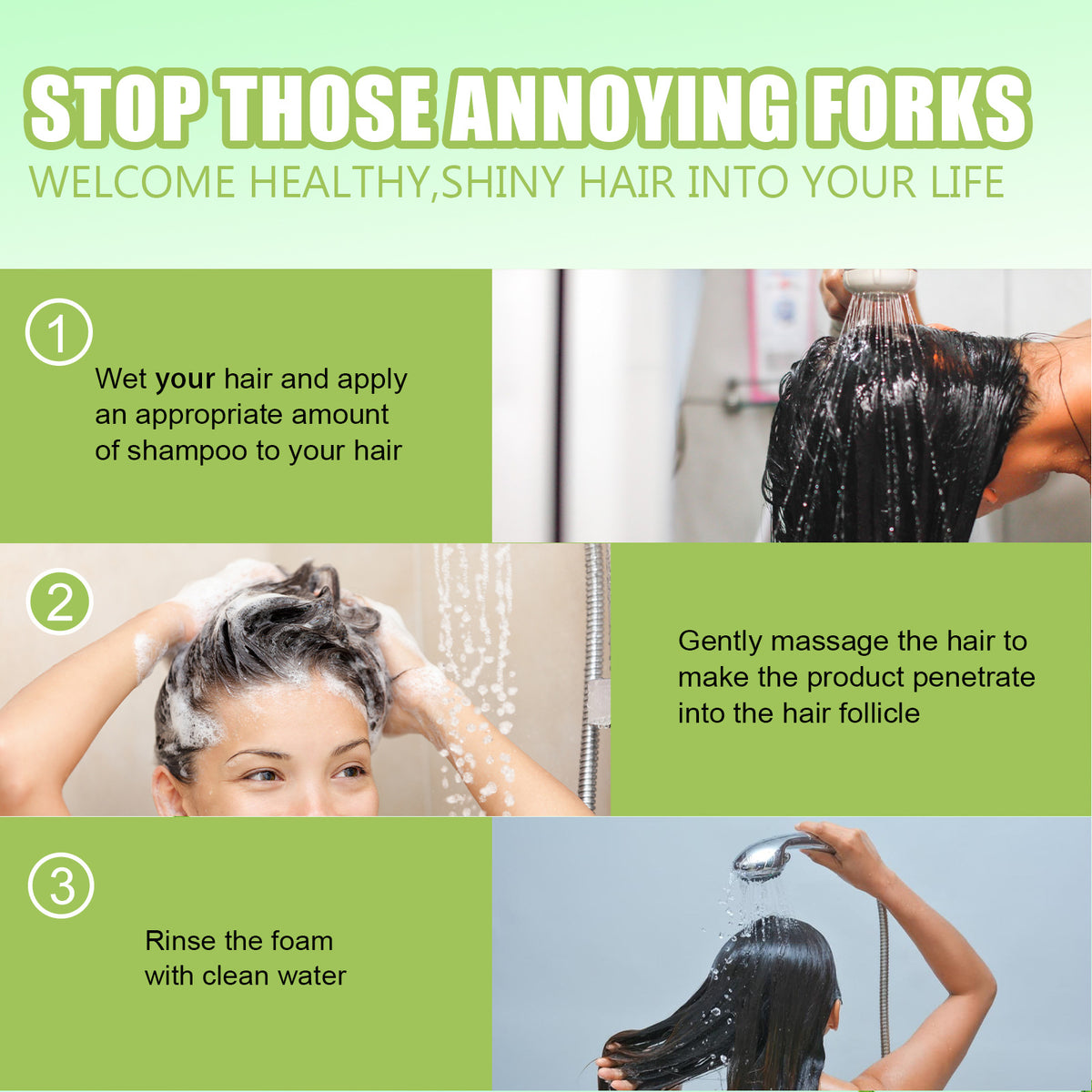 Rosemary Mint Shampoo for Dry, Frizzy Hair